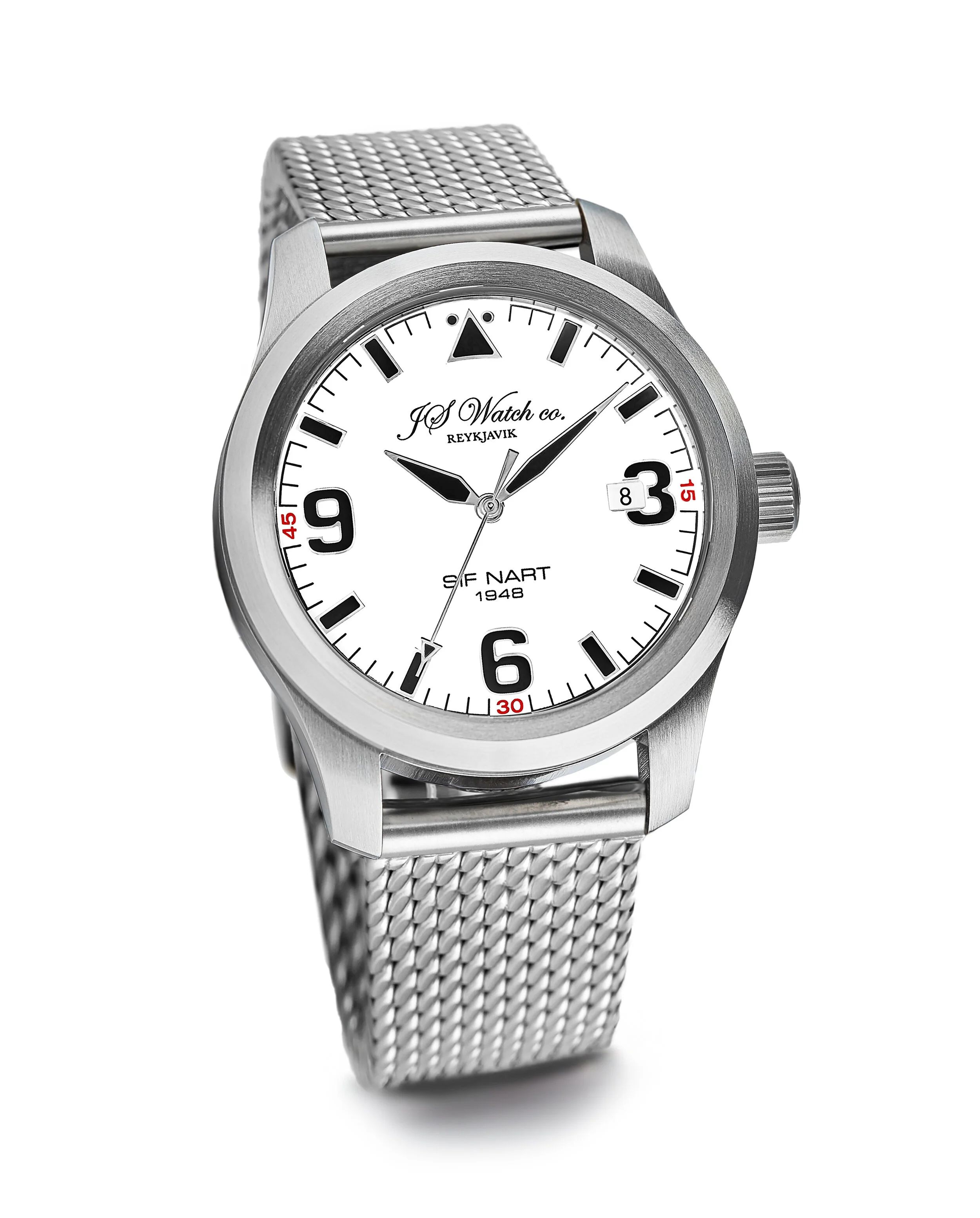 JS Watch Company Reykjavik — Sif NART 1948 White